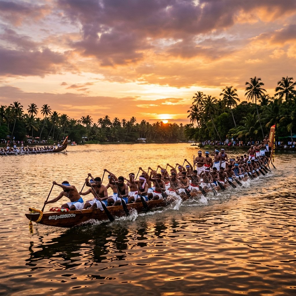 Kerala traditional snake boat race